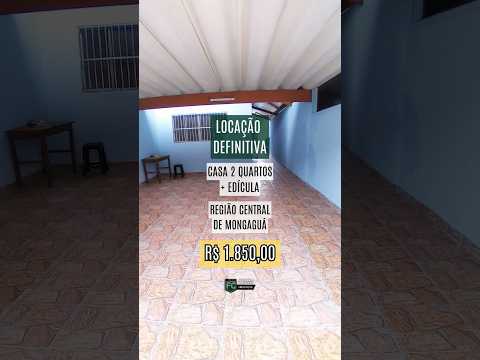 Casa Para Locação Em Mongaguá | 2 Dormitórios Com Edícula No Vera Cruz – R$ 1.850