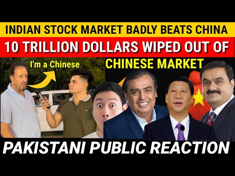 INDIAN STOCK MARKET BADLY BEATS CHINA | 10 TRILLION DOLLARS WIPED OUT OF CHINESE MARKET | DAILYSWAG