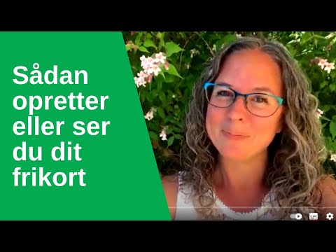 Sådan opretter eller ser du dit frikort - Borgerservice to go