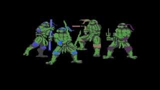 Teenage Mutant Ninja Turtles (preview\demo) for the Atari 8-bit family