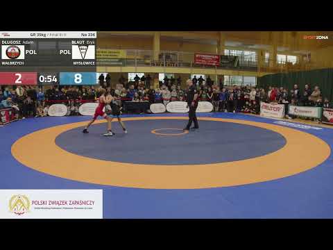 ZAPASY - XV Mistrzostwa Polski Młodzików U14 - Radom 2025. FINAŁY.