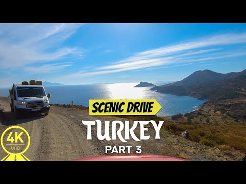 Exploring Roads of Turkey during Indoor Cycling Class - 4K Scenic Drive with Real Sounds - Part #3