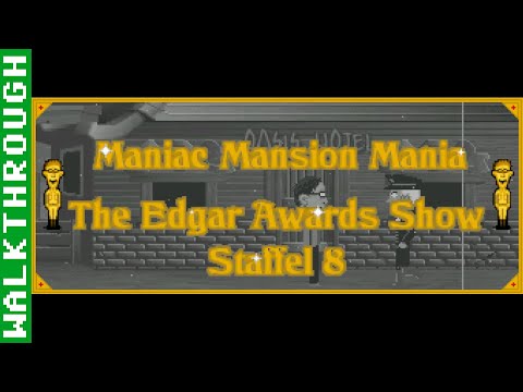 Maniac Mansion Mania Staffel 08 Edgar Award Longplay (Deutsch) (PC, Win) - Unkommentiert
