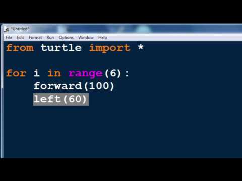 Draw A Hexagon In Python Turtle Turtle Python Pythonturtlegraphics Shortvideo Turtle