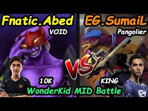 Abed - [Faceless Void] vs SumaiL - [Pangolier] WonderKid Mid Battle  7.21c Dota 2 Gameplay Pro