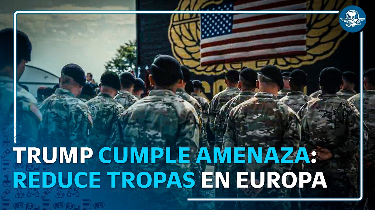 Trump reduce presencia militar de Estados Unidos en Europa tras tensiones con aliados