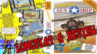 [AMSTRAD CPC] Operation Gunship - Longplay & Review (Oliver Twins) HD