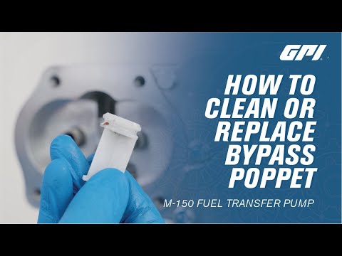 GPI M-Series How to Clean or Replace Bypass Poppet