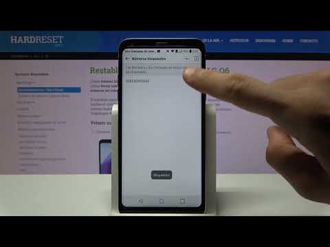 Cómo bloquear un número de teléfono en LG Q6