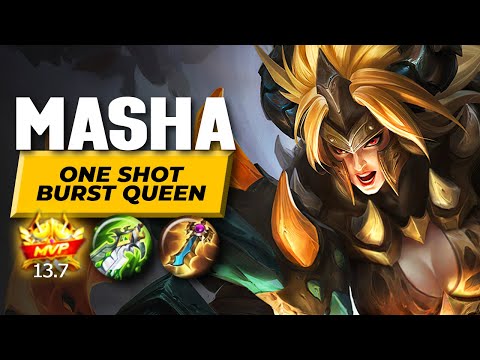 SAVAGE Carry: BURST Build Crazy Damage! | Solo-Q MASHA Build & Gameplay