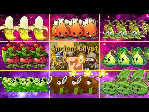 8 Super Plants From Arma-Mint Family VS Ancient Egypt Zombies Family Battlez! Who Is The Best?