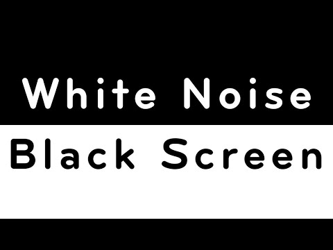 White Noise, Black Screen ⚪⬛ • 10 hours • No ads6