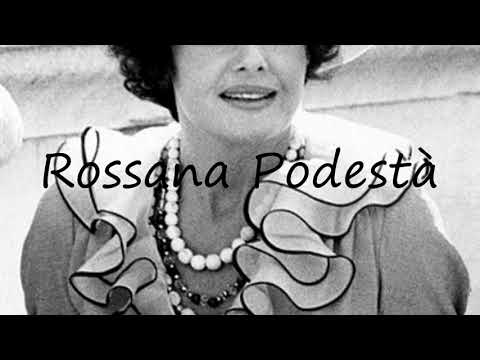 How to Pronounce Rossana Podestà?