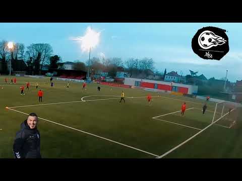 Fussballtraining: Spielform - 3 gegen 2 auf 2 gegen 1 mit Torabschluss