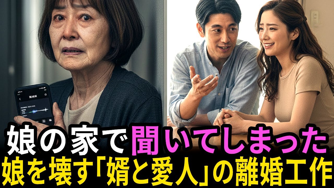 カーテン越しに聞いた「婿の裏切り計画」娘を救った67歳の母の決断｜#奇跡の人生ドラマ｜オーディオブック｜