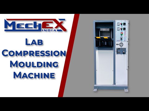 200 x 200 mm laboratory type compression moulding machine, 2...