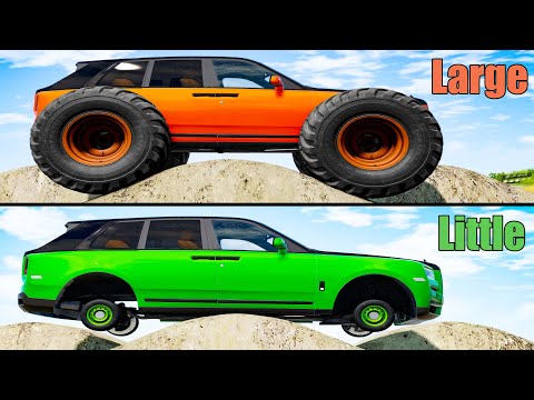 Large vs Little Wheels #30 - Beamng drive