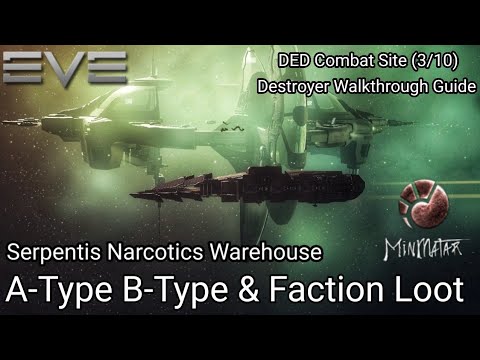 EVE Online - Serpentis Narcotics Warehouse (DED Combat Site) - Destroyer (Talwar) - Full Guide