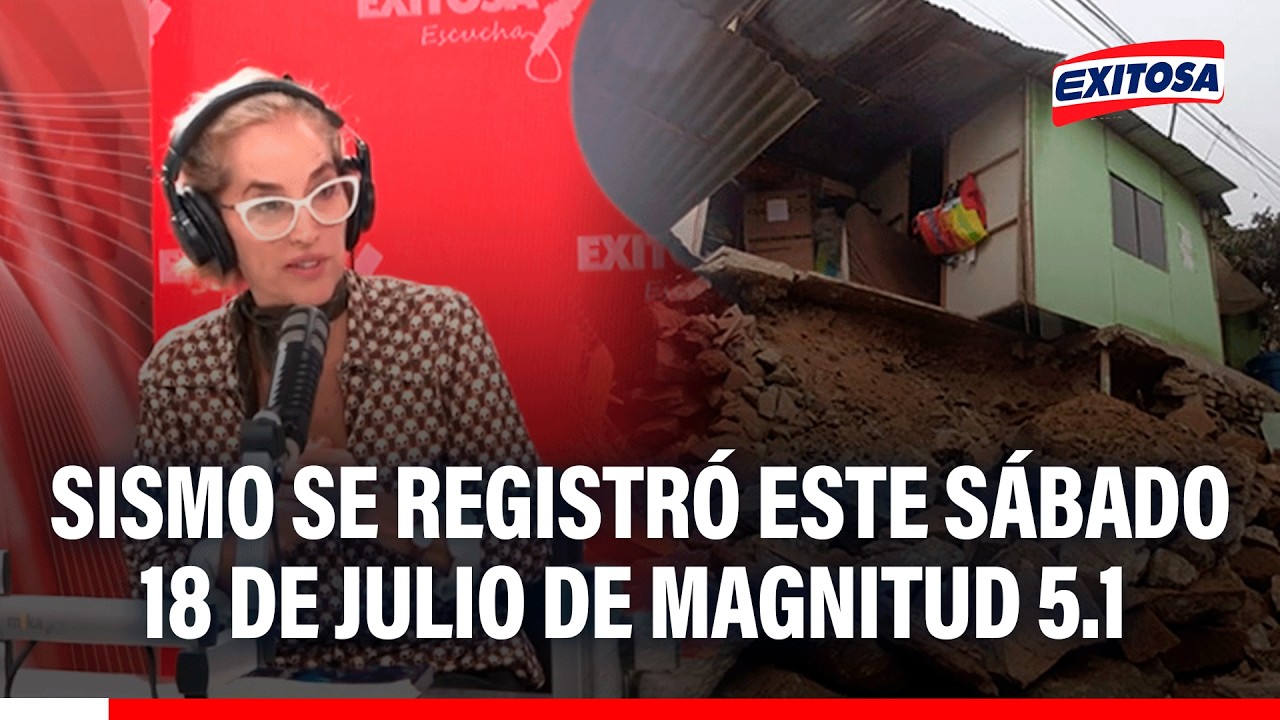 🔴🔵 Un nuevo sismo se registró el 18 de julio con una magnitud de 5.1