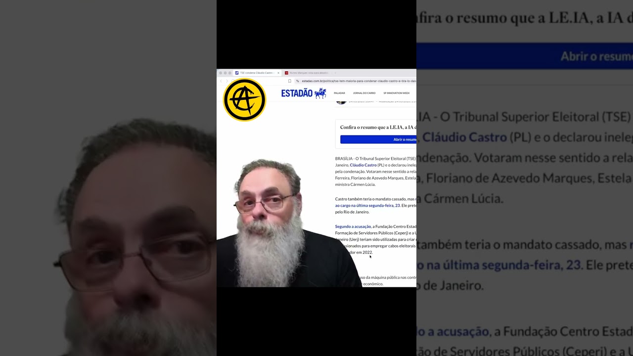 TSE torna CLAUDIO CASTRO INELEGÍVEL, mas o PREOCUPANTE foi o PLACAR 5x2, com KASSIO e MENDONÇA