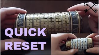 How To Reset A Cryptex Da Vinci Code Lock Safe Combo Tutorial - Lock Reset Series