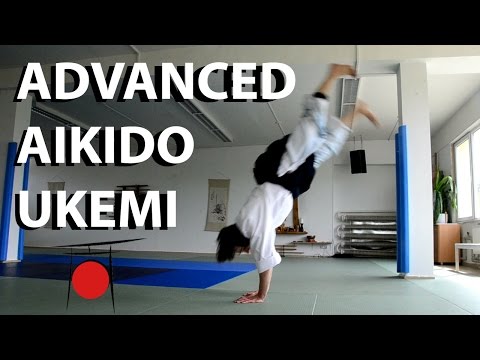 Aikido Ukemi Tutorial / Advanced Ukemi / Backward Roll Push Up