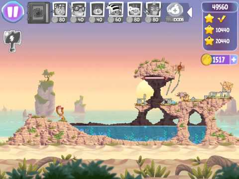 Angry Birds Stella Level 41 Lösung Episode 2 / Küstenwelt