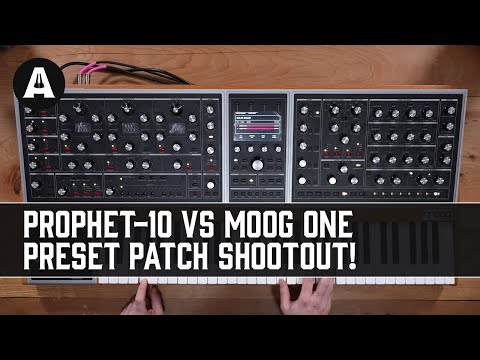 2 Studio Essential Synths You Need To Hear! - Sequential Prophet-10 Vs Moog One