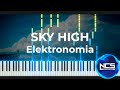 Elektronomia Sky High Piano Cover MIDI