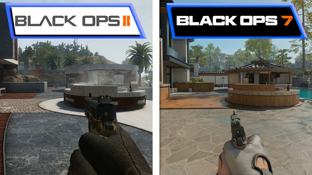 Call of Duty Black Ops 7 vs Black Ops 2 | Raid Map Remake Comparison
