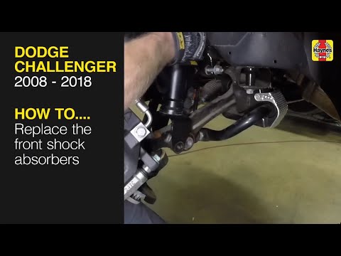 How to Replace the front shock absorbers on the Dodge Challenger 2008-2018