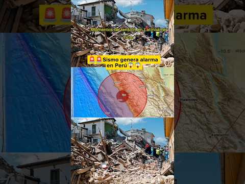 Sismo genera alarma en Perú magnitud 4.2 sacudió la región de Palpa, en Ica, Perú.