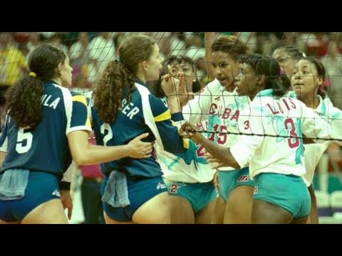 La Disputa del Siglo XX. Semifinal Atlanta 96.Brasil x Cuba. #volleyball #voleibol #fivb #leyendas