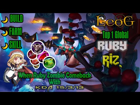 When Zombie play game by Ruby!! - Top 1 Global Ruby by Riz. - Mobile Legends