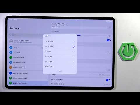 HONOR MagicPad 2 12.3 – How to Change Screen Timeout