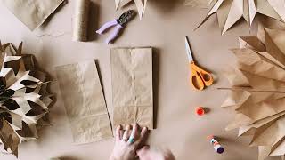 5 Minute Paper Bag Stars
