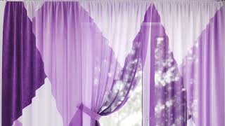 Комплект штор «Лорингрос (фиолетовый)» — видео о товаре