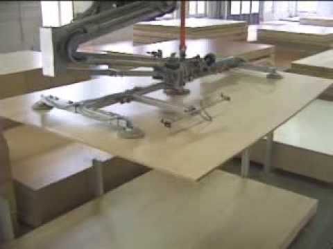 Holz-Her automata bútorlapraktár