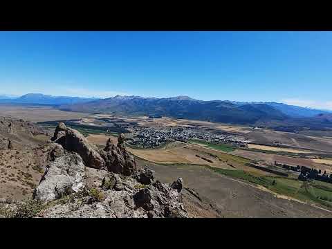 Alla al fondo se ve la #cordillera y eso es HUMO #verano 2025 #trekking El Maiten C° la Cruz #real 