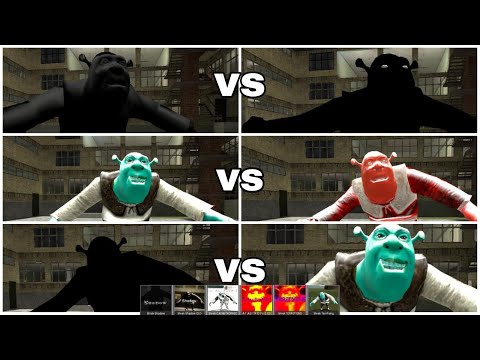 THE EVERY OLD VS NEW FASTEST SHREK IN GMOD IS INSANE