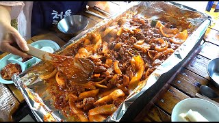 과천대공원 유쾌한 칠공주님의 오리주물럭! 숲속의 반 야장, 분위기 쥑임! 대공원포도밭! [맛있겠다 Yummy]