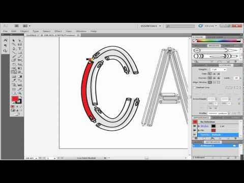 How to use stationary art brushes and live paint bucket tool in Adobe Illustrator