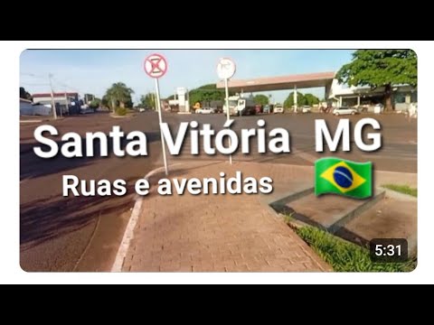 Santa Vitória MG Ruas e avenidas 