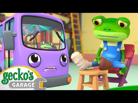 Gecko's Bus Boo Boo 🚌 Gecko's Garage | Trucks For Children | Cartoons For Kids