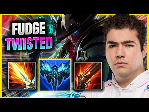 FUDGE IS A MONSTER WITH TWISTED FATE! - C9 Fudge Plays Twisted Fate Mid vs Xerath! | Season 2022