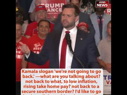 Vance: Kamala really wants interrupt Trump in debate, Vice Principal; John McCain son endorse Kamala