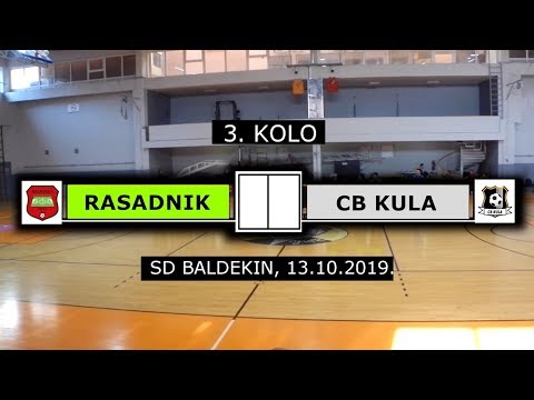 ŽMNL- 3. KOLO: RASADNIK - CB KULA, ŠIBENIK 13.10.2019.