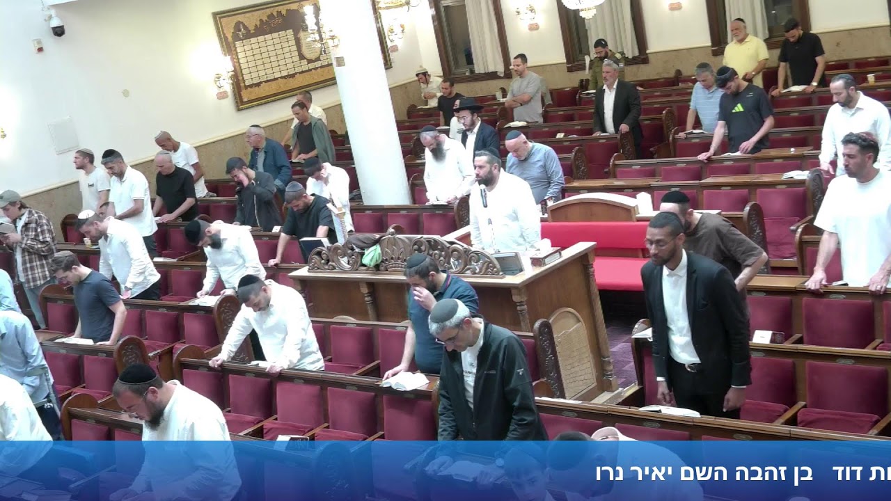 הרב אייל עמרמי - תפילת מנחה וערבית - א' תמוז תשפ"ו