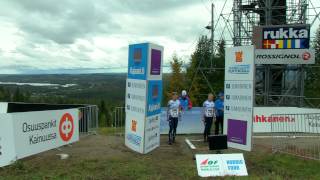 preview picture of video 'Nordic Orienteering Tour 2012 - Vuokatti - Naisten lähtö'