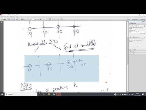 Threshold Split Selection Algorithm for Continuous Features in Decision Tree